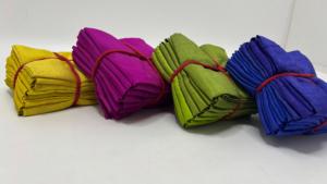 ผ้าไหมหลากสีแบบ Fat Quarters ชิ้นผ้าไหมคละสีสำหรับงานควิลท์ งานเย็บปะติดปะต่อ งานฝีมือ เสื้อผ้า ของตกแต่ง และจำหน่ายแบบขายส่ง - Product Image 2