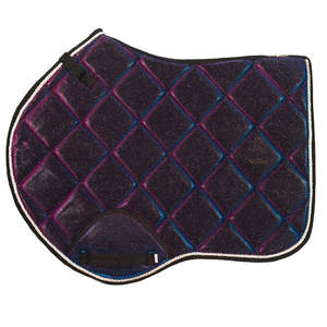 Meilleures ventes de tapis de selle pour chevaux multichromes personnalisés, dressage et saut, avec style classique et doublure en polaire, vente en gros - Product Image 1