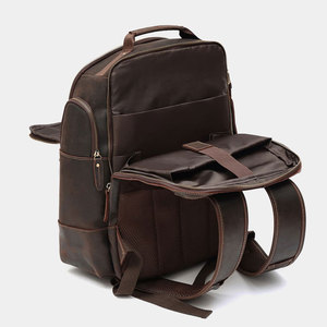 Mochilas de Cuero Elegantes y Modernas para la Temporada de Invierno, Mochilas de Cuero Genuino para Mujer, Estilo Invernal - Product Image 3