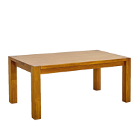 Ensemble de table à manger d'extérieur carrée contemporaine en teck durable de 213 cm, design chinois moderne, confortable pour la salle à manger et la cuisine