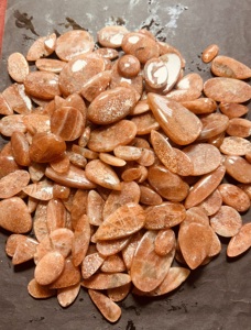 Premium Trimurti <b>Gems</b> Natural Sunstone Rose Cut Pear Cabochon | Brilliant Full <b>Fire</b> Loose Gemstone | Custom Sizes Available - Product Image 2
