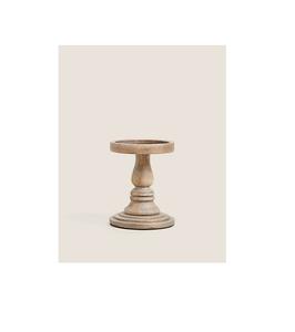 Porte-bougie en bois au look organique s'inspirant de la nature, s'intégrant parfaitement aux styles de décoration intérieure inspirés de la nature - Product Image 2