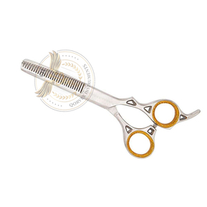 Ciseaux de coiffure professionnels pour la coupe et l'éclaircissement des cheveux, en acier inoxydable, fournitures de salon de coiffure personnalisées, qualité A+ - Product Image 2