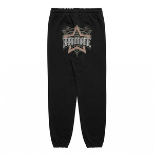 380 GSM Soft Twill Casual <b>Lightweight</b> <b>Jogger</b> Pant Charcoal Orange Contrast Side Panel - Product Image 2