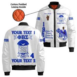 Veste de Sororité et de Fraternité Grecque pour Hommes, Patchs Brodés Personnalisés, Vestes Varsity Unisexe en Soie Satinée, Fraternités Collégiales Alpha - Product Image 3