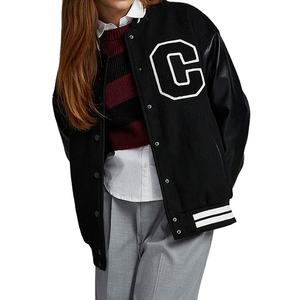 Haute qualité personnalisé Baseball dames uniforme manteau femmes XL décontracté Bomber veste respirant tissé tissu pour la saison d'automne - Product Image 1