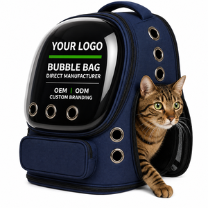 Bubble Cat & Small Dog <b>Carrier</b> <b>Backpack</b> | OEM ODM Custom Branding | Portable <b>Pet</b> Travel Bag Manufacturer - Product Image 1