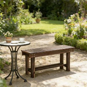 Sedia da Giardino per Esterni, Comoda Panchina da Patio per il Relax - Product Image 1