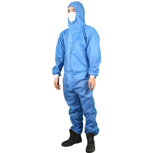 Mono ropa de seguridad <span class=keywords><strong>antiradiación</strong></span> antipolvo antiquímico <span class=keywords><strong>traje</strong></span> de laboratorio antiestático con pintura en aerosol para tipos de trabajo 5/6 - Product Image 1