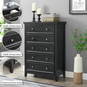Comò Moderno a 5 Cassetti, Organizzatore per Armadio, Contenitore per Vestiti a Forma di L - Product Image 6