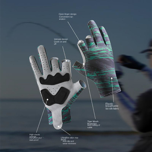 Guantes de Pesca de Último Diseño, Tamaño Personalizado e Impresión de Logotipo, Aspecto Moderno y Elegante, Guantes de Pesca Flexibles - Product Image 3