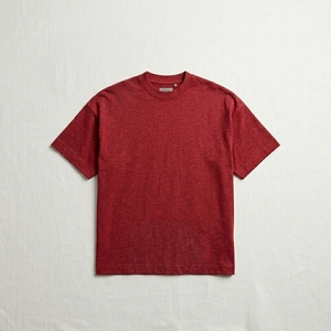 T-shirt de sport décontracté pour homme, coupe ample, col rond, en mélange de coton, couleur unie, style baggy, collection été 2026 - Product Image 1