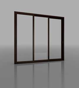 Porte coulissante intérieure personnalisée en aluminium Verre à double vitrage insonorisé à économie d'énergie pour villa résidentielle - Product Image 4