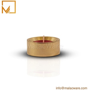 Iluminación Interior Decoración Metal Hecho a mano Tapper Portavelas Pequeño Metal Vela Soporte de lujo Portavelas dorado - Product Image 5