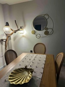 Luxury Artistic Gold Finished Metal <b>Frame</b> Mirror For Gifting Suitable For Housewarming Weddings And Special Events From India - Product Image 2