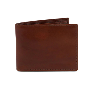 OEM/ODM Service Genuine Leather <b>Men's</b> Bifold <b>Wallet</b> Custom Logo Wholesale Blank Genuine Leather <b>Wallet</b> Ready <b>for</b> Custom Logo - Product Image 3