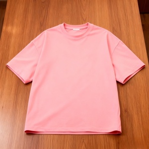 T-shirt en coton vierge de haute qualité pour streetwear, coupe oversize à épaules tombantes, personnalisable, 240g, poids lourd, qualité supérieure - Product Image 3