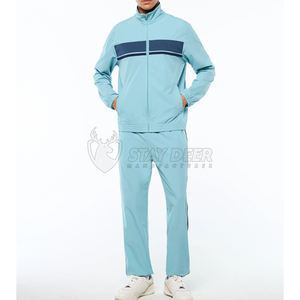 Conjunto Deportivo Completo para Hombre con Chaqueta con Cremallera y Pantalones Deportivos a Juego, Ligero, para Entrenamiento Atlético - Product Image 1