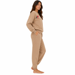 Sudadera para mujer, cálida, de forro polar, cómoda, suave, transpirable, informal, de corte relajado, elegante, perfecta para el día a día. - Product Image 2