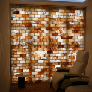 Panneau mural en sel de l'Himalaya à LED au design moderne, panneau mural en pierre naturelle à LED, décoration murale - Product Image 4