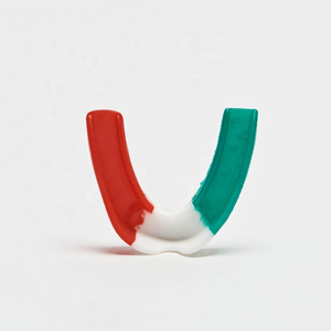 Protège-dents en silicone double couche vert, moulable, équipement de protection sportive pour la boxe, taille universelle pour adultes, design léger - Product Image 6