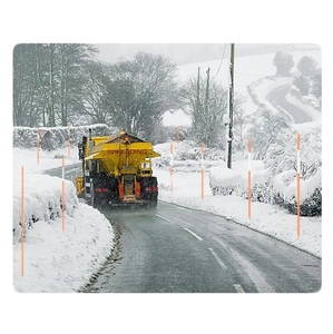 Postes de Fibra de Vidrio Naranja de Alta Calidad de 5 pies, Estacas Flexibles de FRP para Nieve, para Estacionamientos y Caminos - Product Image 2