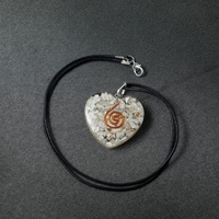 Pendentif Orgone de Protection EMF crayon de tuyau de Tourmaline noire | Pendentif Orgone de Tourmaline noire | Pendentif Orgonite à vendre