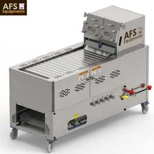 Commutateur d'équipements AFS en acier inoxydable, 2000 pièces/heure, alimenté au gaz, 1200W, 240-380V, avec roulettes - Product Image 5