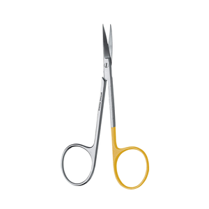 Tijeras Quirúrgicas Curvas Iris SuperCut para Disección Precisa de Tejidos Finos y Corte Afilado en Cirugía Médica y Dental - Product Image 1