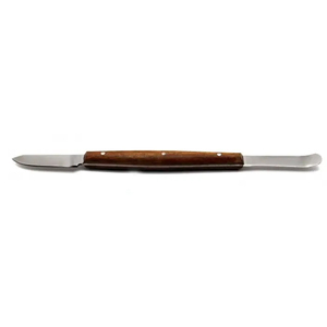 Couteau à cire dentaire en acier inoxydable de qualité supérieure, 13 cm, manche en bois, instrument manuel réutilisable pour le mélange - Product Image 6