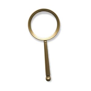 Stylish Metal <b>Magnifying</b> <b>Glass</b> With Optical <b>Glass</b> Lens For Reading Fine Print And Examining Small Objects - Product Image 1