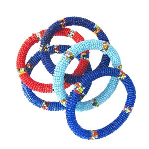 Fancy Beautiful Cute Color Combination Handmade <b>Beaded</b> Embroidery <b>Bracelet</b> with Trendy Touch Be Bold, Be Bright, Be You - Product Image 1