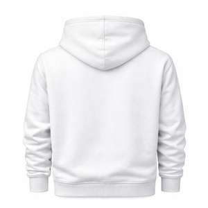 Streetwear <b>Vintage</b> Oversized Hoodie 2026 Winter Regular Fit Solid Color Full Zip Fleece <b>Sweatshirt</b> Garment Dyed Embroidered - Product Image 1