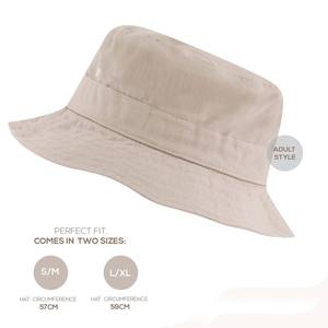 Premium Cotton Bucket <b>Hat</b> Stylish Outdoor Casual <b>Hat</b> Lightweight Bucket <b>Hat</b> Comfortable Summer Travel <b>Hat</b> Custom Logo Bucket <b>Hat</b> - Product Image 4