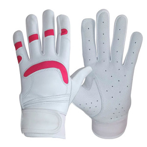 Gants de frappe de baseball en cuir respirant avec une performance d'adhérence améliorée et un ajustement confortable du poignet pour les distributeurs sportifs - Product Image 1