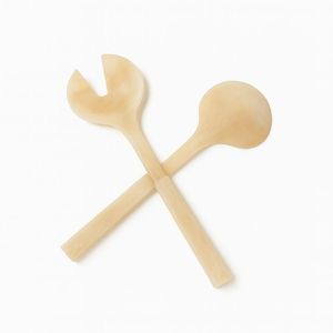 Cuillère de service décorative, couverts contemporains, ensemble de service élégant, ustensiles de service réutilisables, cuillère de service pour fête - Product Image 1