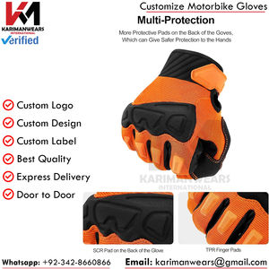 Gants de motocross VTT haut de gamme, gants de sport respirants à doigts entiers, paume absorbant les chocs, protection renforcée des articulations, antidérapants - Product Image 4