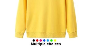 เสื้อสเวตเชิ้ตผู้ชายผ้าฝ้ายฟลีซ คอวี ทรงปกติ แห้งเร็ว ระบายอากาศได้ดี สำหรับฤดูหนาว  รับสกรีน/ปักโลโก้ด้านหน้า - Product Image 3