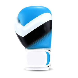 Gants de boxe professionnels noirs de haute qualité pour adultes, 12 oz, légers, à doigts entièrement couvrants, en cuir, imperméables et extensibles, vente en gros - Product Image 3
