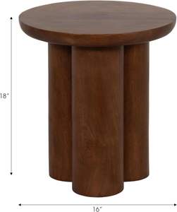 Mesa auxiliar de madera sencilla diseñada para una fácil colocación en dormitorios, salones y salas de estar - Product Image 3