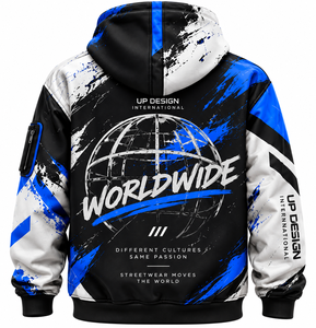 เสื้อฮู้ดดี้พรีเมียมแบบสั่งทำพิเศษ ผ้าหนา ทรงโอเวอร์ไซส์ สไตล์สตรีทแวร์ เสื้อสเวตเชิ้ตแบบสวมหัว ผู้ผลิตเสื้อฮู้ดดี้แฟชั่นแนวเมืองสำหรับผู้ชาย - Product Image 2