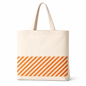 300gsm Heavy Duty <b>Canvas</b> <b>Tote</b> Bag Long Handle Large Capacity Reusable Eco Shopping Bag Custom Logo Durable Cotton Printing - Product Image 1