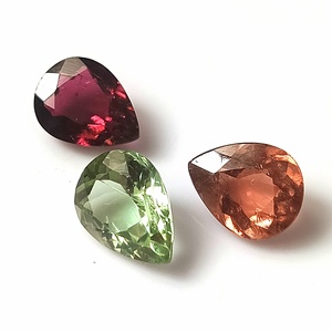 Sapphire Gems International - Juego de 3 Gemas de Turmalina de Mozambique Multicolor Natural de 7.25 Quilates, Corte Pera, Sueltas y Combinables - Product Image 2