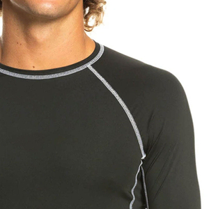 T-shirt de compression léger pour homme, imprimé numériquement, col ras du cou, logo personnalisé, prix bas, vêtements de course 2026 - Product Image 5