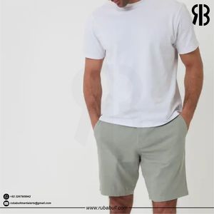 DAPHNIA <b>Men's</b> Casual <b>Chino</b> <b>Shorts</b> Premium Cotton Stretch <b>Shorts</b> Slim Fit Knee Length Golf & Streetwear <b>Shorts</b> For <b>Men</b> - Product Image 4