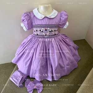 Conjunto de vestido acampanado para niñas, hecho de algodón suave, diseño personalizado, fabricado en Vietnam por MITEXCO, un proveedor de confianza. - Product Image 1