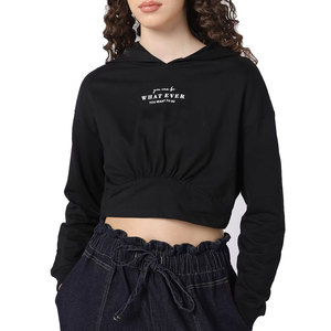 ผู้ผลิตเสื้อฮู้ดแบบกลับด้านได้สำหรับผู้หญิงไซส์ใหญ่ สไตล์วินเทจแฟชั่น Y2K สำหรับฤดูใบไม้ร่วงและฤดูหนาว รับผลิตตามสั่งขายส่ง - Product Image 1