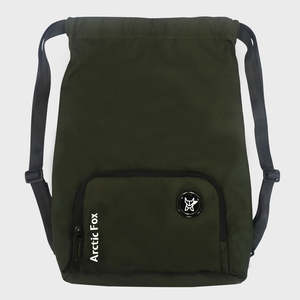 Mochila Deportiva Verde con Cordón para Natación, Bolsa de Gimnasio Resistente con Logotipo Personalizado - Product Image 4