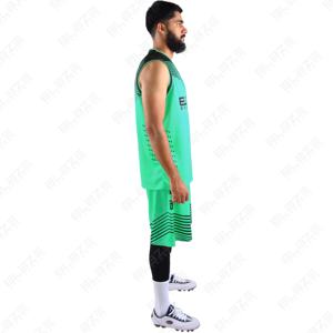 Blaze Fight Wear baloncesto UniformOEM alta calidad personalizado Bsci verano baloncesto pantalones cortos Unisex adulto baloncesto Jersey - Product Image 4
