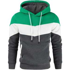 Sweat à capuche pour homme en coton uni, chaud et doublé polaire, idéal pour l'hiver et la gym, style oversize, multi-usages, service OEM, faible prix, faible MOQ. - Product Image 1